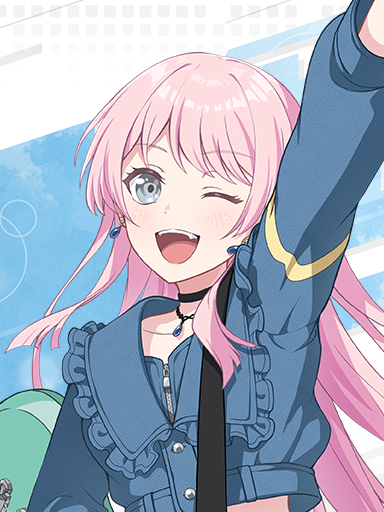 【仲良くする相手は...】 (en) — 千早 愛音 card artwork