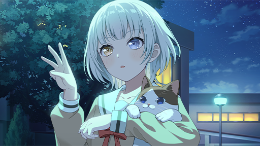 さんねんせ — 要 楽奈 support card artwork